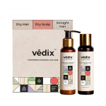 Vedix Ayurveda juuksehoolduse komplekt, kohandatud juukse&otilde;li ja &scaron;ampoon kuivale peanahale ja lokkis juustele - 200 ml