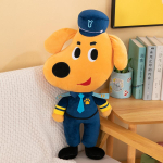 30 cm Sheriff Labradori koera Palus m&auml;nguasja nukk Anime Turvaseersant Labradori Hundi Koera pl&uuml;&uuml;sist t&auml;idisega m&auml;nguasjad S&uuml;nnip&auml;eva j&otilde;ulukingid