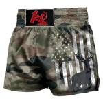 Meeste MMA v&otilde;itlusp&uuml;ksid USA lipu kamuflaažitr&uuml;kiga - Must T&auml;ht Veniv Lycra Muay Thai Poksitreeninguks XXL black