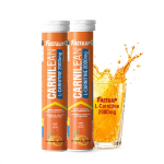 Fast&Up L-karnitiin 2000 mg kihisevad tabletid | Premium Carnipure&reg; karnitiini toidulisand | Aitab muuta rasva energiaks, toetab kaalulangust, Fa