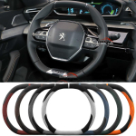Suede Nahast Autojuhtimiskangi Kate Peugeot 3008 5008 2008 GT E3008 E5008 E2008 2021 2022 2023 2024 2025 2026 Mudelitele Lisatarvikud gray