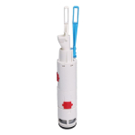 Peidetud seinakinnitusega tualetipoti loputusklapp WDI paakidele Mudel WH053 WH063 050D white