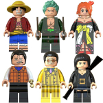 One Piece 14/15 V&auml;ljaanne Piraadi Minifiguuride ehitusklotsid Xp036