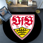 VfB Stuttgart &Uuml;mmargune Vaip Kontoritoolide Alla Magamistuba Elutuba Kodu Dekoor 150cm x 150cm