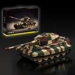 S&otilde;jaline King Tiger 2 Raske Tank Ehitusklotsid MOC Armee Soomusmasin DIY Montaažiklotsid Hariduslik M&auml;nguasi T&auml;iskasvanu Kingitus 1780 tk black