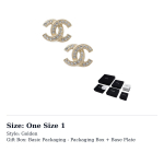 CHANEL Naiste Kullast K&otilde;rvar&otilde;ngad A88429-Y02003-Z2800 One Size 1 kuldne