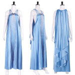 Star Wars Padme Amidala Sinine Kleit Cosplay Kost&uuml;&uuml;mi Komplekt Halloweeni Karnevali Cosplay R&otilde;ivastus XS sinine