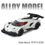 1:32 Apollo IE EVO v&otilde;idus&otilde;iduauto mudelm&auml;nguasi Muusika Valgus T&otilde;mmatav tagasi Superauto Uksed avanevad Metallist valatud s&otilde;idukimudelid Lastele Kingitus