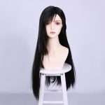 Anime FF VII Tifa Cosplay Kost&uuml;&uuml;m Parukad &Uuml;likond Coser Halloweeni Peo Rollim&auml;ngu R&otilde;ivastus Kleit M white