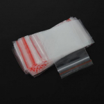 100 tk 4x6cm ehete t&otilde;mblukuga lukk Taassuletavad plastikust l&auml;bipaistvad kotid