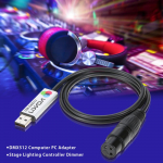 Lixada USB-DMX liidese adapteri LED DMX512 arvuti arvuti lava valgustuse kontrolleri dimmer