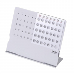 Super igavene ainulaadne 100-aastane kalender alumiiniumsulamist metallist laud inglise keele kalendrid kontorilaud D