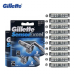 Gillette Sensor Exceli raseerimisraseerimisterad meestele K&auml;sitsi ohutuspardlid Habemeparadel Vahetage pea