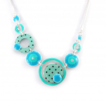 NOA [K0190] &ndash; t&uuml;rkiissinine v&auml;rviline disainerkaelakee t&uuml;rkiissinine