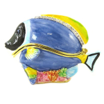 Les Tr&eacute;sors De Lily [P9434] &ndash; sinine 'Blue Tang' ehtekarp (Dory kala) &ndash; 80x55x35 mm sinine