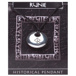 Les Tr&eacute;sors De Lily [R0363] &ndash; kaitsev h&otilde;bedane &bdquo;Rune&rdquo; kaelakee (edu) &ndash; 20x25 mm h&otilde;be