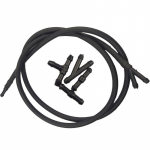 Klaasipesuri voolikukomplekt Autotarvikud Asenduspesuri d&uuml;&uuml;si vooliku &uuml;hendusklaasipuhasti must