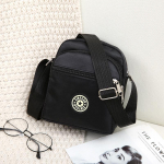 Naiste k&auml;ekott Casual print Naiste Messenger &Otilde;lakotid Armsad Crossbody Moekotid Mini mobiiltelefoni kott must