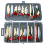 7/10/20/25/33 tk Metallist kalap&uuml;&uuml;gi peibutis p&uuml;&uuml;gikomplekt landid bassi lusikas v&auml;nt s&ouml;&ouml;t merevee varustus konksud 20pcs