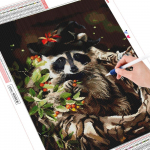 Teemantmaalide pesukaru ristpiste m&uuml;&uuml;k Teemanttikandid Loomade mosaiik Rhinestone komplekt Halloweeni kaunistus Full Round (20X30CM)