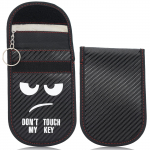 Universaalne 14.5X9.5cm V&otilde;tmesignaali blokeerija &uuml;mbris RFID blokeeriv Faraday puuri kotikate multikas s&uuml;sinikkiust vargusvastane varjestus 14.5cm*9.5cm must