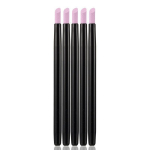 5tk Black Quartz Scrubs Stone Cuticle Stick Pen Cuticle Nail Art Pusher Lusikas L&otilde;igatud K&uuml;&uuml;nte T&otilde;ukur Manik&uuml;&uuml;ri Hooldus K&uuml;&uuml;nte T&ouml;&ouml;riistade komplekt