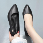 Pulmakingad Naistele Kevad uued naistekingad punased ehtsast nahast terava varbaga Professionaalsed moekingad naiste kingad 40 must