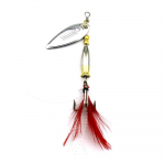 1tk Lusikas kalap&uuml;&uuml;gi peibutis Spinnerbait 8cm 8,6g Sequin Metal Bass Spinner Bait Isca kunstkonksuga kalastustarbed