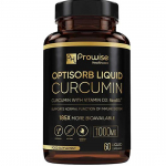 Optisorb vedel kurkumiin D -vitamiiniga - 60 Liqcaps | 185x kurkum ja kurkumiin biosaadavus