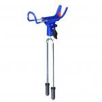 Reguleeritav 360-kraadine roostevabast terasest &otilde;ngeritvade hoidik, kalat&ouml;&ouml;riist sinine