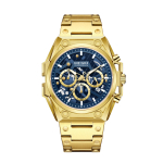 MEGIR kullast sinine 316 roostevabast terasest spordikvartsist meeste k&auml;ekellad sinine/kuld