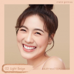 Cute Press 1-2 Kaunis &otilde;huline matt jumestuspuuder SPF 30 PA+++ 13 g.- Tai kosmeetiline jumestus 02 Light Beige