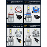 2 tk C6 LED H1 H3 H4 auto esituli H7 H8 H11 HB3 HB4 HIR2 20000LM 9005 9006 H27 880 881 9012 H16 udulamp 12V lamp H4