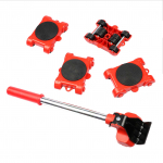 5 tk kaasaskantava m&ouml;&ouml;bli teisaldaja transpordit&otilde;stuki t&ouml;&ouml;riistade komplekt raskete m&ouml;&ouml;bli eemaldaja 4 padjarattaga 5Pcs