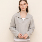 CANVAUS s&uuml;gisene ja talvine &uuml;hev&auml;rviline PoLo krae kampsun pluus korea stiilis pikkade varrukatega avara &otilde;hukese sametise puuvillase tikkusega jope S hall v&auml;rv