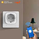 16A Apple'i sertifikaadiga ELi nutikas pistikupesa WiFi nutikas pistikupesa Tuya Smart Life'i rakenduse juhtl&uuml;liti taimerl&uuml;liti Apple Homekit Alexa Google Home jaoks EU Standard