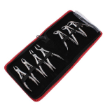 7 tk Laste roostevabast terasest hambaekstraktsiooni tangide komplekt Hamba kirurgiliste hammaste ekstraheerimise tangide komplekt 7pcs Childrens
