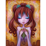 5D DIY Teemantmaalikomplekt Multifilmi T&uuml;druku Printsessi Lillega T&auml;isruudukujuline ja &Uuml;mmargune Tikand Mosaiik Ristpistes Maalimine Kodukaunistus Full Round 20x25CM