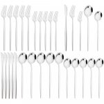 30 tk musta kullaga s&ouml;&ouml;giriistade komplekt Western s&ouml;&ouml;giriistade nuga magustoidu kahvel lusikad roostevabast terasest h&otilde;ben&otilde;ude k&ouml;&ouml;gi lauan&otilde;ude komplekt h&otilde;be