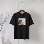 Hirsionsan Vintage tr&uuml;kitud T-s&auml;rk naiste suvised &scaron;ikid s&auml;rgid 100% puuvillased elegantsed džemperriided Suurem&otilde;&otilde;tmeline vabaaja pullover top M valge
