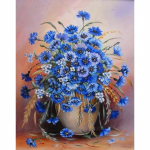 DIY 5D teemantmaal T&auml;is&uuml;mmargune puur Lillekivid lillelised teemanttikandid Ristpistes komplekt Seinakunst Kodukaunistus Full Round 20x30CM