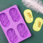 Fondant hallitusseente oliivipuu mustriga kulumiskindel kaasaskantav kasulik 4 &otilde;&otilde;nsust 3D kujuga restorani jaoks