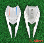 1 tk metallist golfihark, multifunktsionaalne roheline kahvlikomplekt, magnetiline rauast marker golfipalli jagamise t&ouml;&ouml;riist