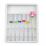 6 tk frees manik&uuml;&uuml;ri komplekti k&uuml;&uuml;nepuuride jaoks Pintselveski manik&uuml;&uuml;ri masina tarvikute l&otilde;ikur WC6-7