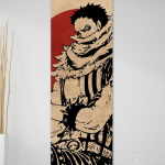 Prinditud l&otilde;uend Jaapani animatsiooniplakat &uuml;hes t&uuml;kis kodukaunistus Lufei seinamaalingud Zorro seinakunstiteosed 20cm&times;40cm NoFrame