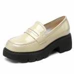 Loafers Kingad Naiste Kevadplatvorm Naiste Suures suuruses kingad Briti stiilis mood Rohelised koolikingad Naistele 35