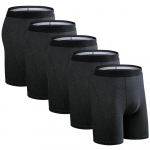 BONITOS 5Tk Pikad Meeste Alusp&uuml;ksid Puuvillased Meeste Bokserid Mugav Aluspesu Meestele &Uuml;hev&auml;rvilised alusp&uuml;ksid XXL