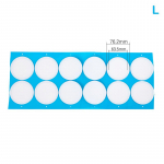 12/16 tk s&uuml;nteetilisest filterpaberist kleebised, membraan seente kasvatamiseks L