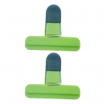 2 tk Tihendusklamber, mis hoiab v&auml;rskendavat ja h&otilde;lpsasti kasutatav Suurep&auml;rane mitmeotstarbeline suupisteklamber, pesun&otilde;ela k&ouml;&ouml;gividin S sinine