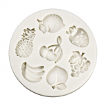 8 &otilde;&otilde;nsus Lilled Puuviljad K&ouml;&ouml;giviljad Silikoonist Toiduklassi Hallitus Savi Vaik Keraamika Kommid Fondant Kommid &Scaron;okolaadiseebivorm C